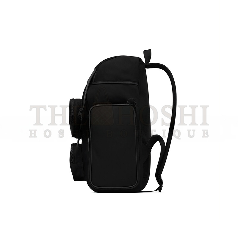 Y51 CITY MULTI-POCKET BACKPACK IN ECONYL®, SMOOTH LEATHER AND NYLON 437110FAACZ1000 (42*34*22cm) Master Quality